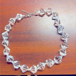 Clear beaded necklace